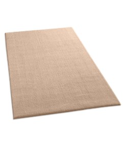 Tappeto soffice Loft - Beige (lavabile a 30°C) - overzicht schuin