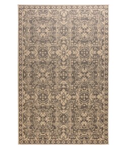 Tappeto da esterno Sunny Oriental - Beige/Nero - overzicht boven