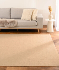 Tappeto in cotone - Svelvik Beige - sfeer, thumbnail