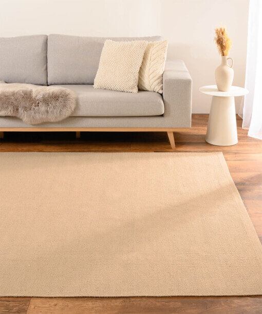 Tappeto in cotone - Svelvik Beige - sfeer