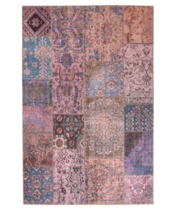 Tappeto patchwork - Fade Dreamer Viola - overzicht boven