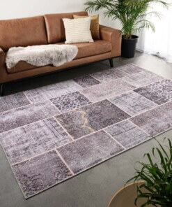 Tappeto patchwork - Fade Heritage Tortora - sfeer