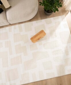 Tappeto stile scandinavo quadrato - Contour Stone Crema