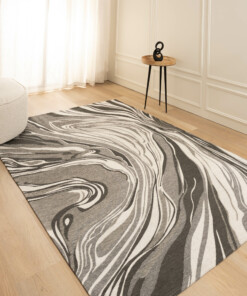 Tappeto effetto marmo - Weave Marble Nero/Bianco/Grigio