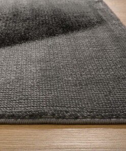 Tappeto moderno - Canvas Nero/Grigio - close up