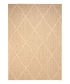 Tappeto a rombi da esterno - Retreat Beige - overzicht