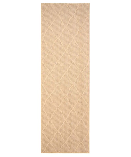 Tappeto a rombi da balcone - Retreat Beige - overzicht