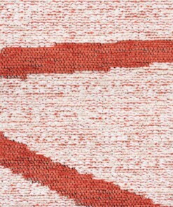 Tappeto di design - Weave Art Rosso - close up