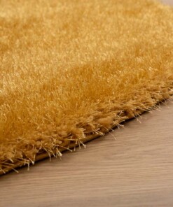 Tappeto rotondo a pelo lungo - Posh Velours Oro - close up