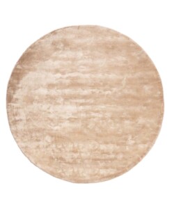 Tappeto rotondo in viscosa - Pearl Beige - overzicht