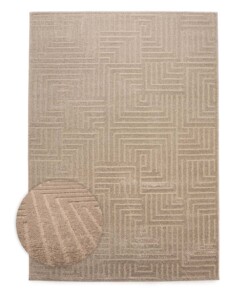 Tappeto stile scandinavo - Contour Gem Beige - overzicht