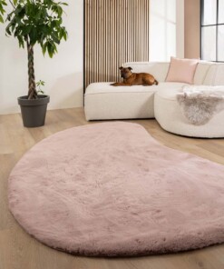 Tappeto soffice Forma naturale - Comfy Plus Rosa