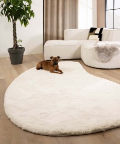 Tappeto soffice Forma naturale - Comfy Plus Bianco
