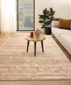 Tappeto in viscosa - Pearl Beige - sfeer